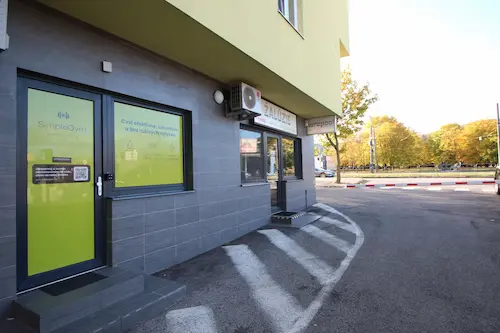 SimpleGym – Račianska – vstup do pobočky