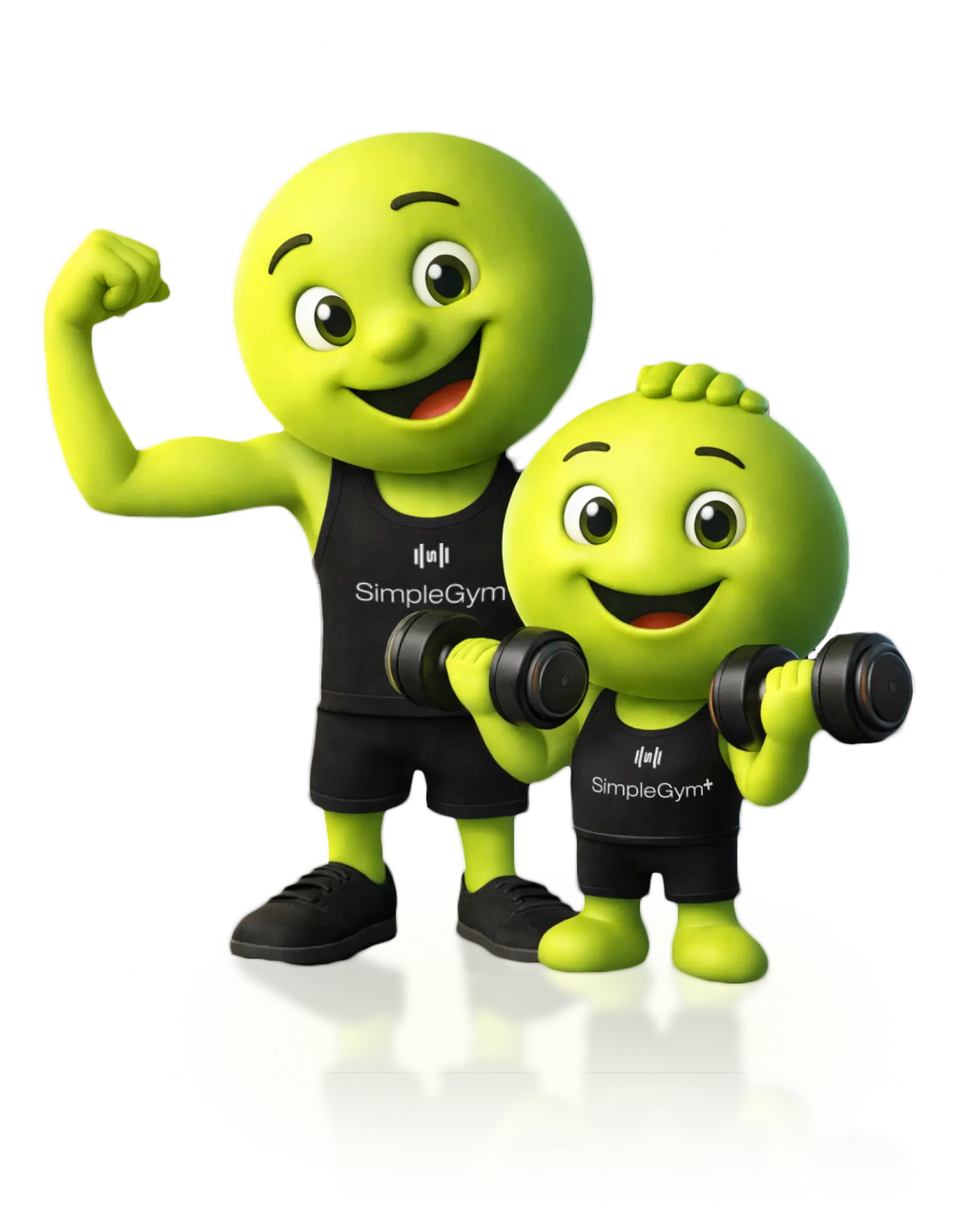 Gymi a Bubliňák – maskoti SimpleGym+